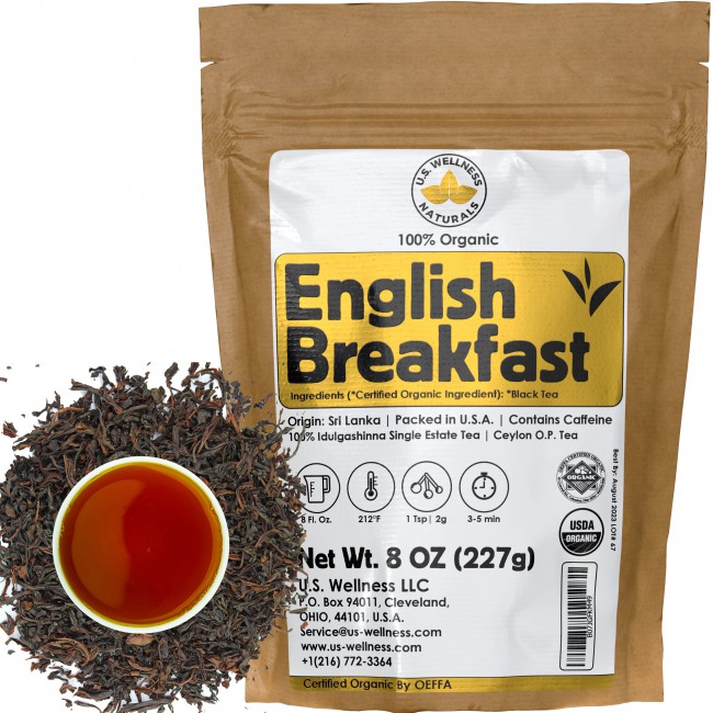 English Tea Shop Black Tea english breakfast organic, 20 Count – Peppery  Spot