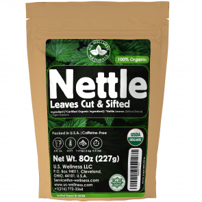 Organic Nettle Tea 8oz Cut and Sifted